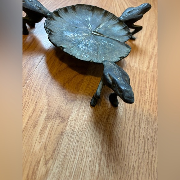 Vintage Brass Frog Planter - Picture 5 of 15